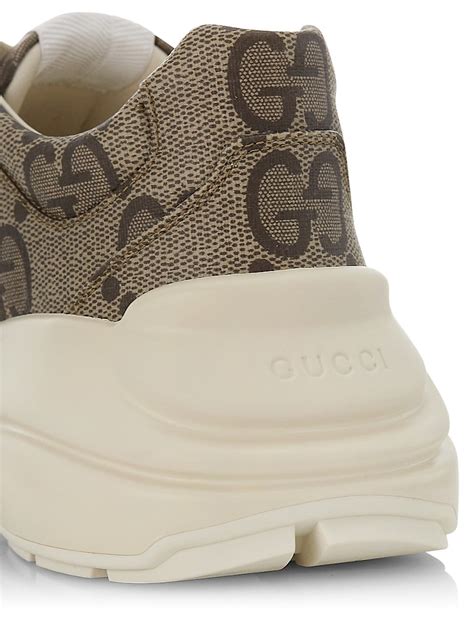 gucci logo print cotton sneakers|Gucci official logo.